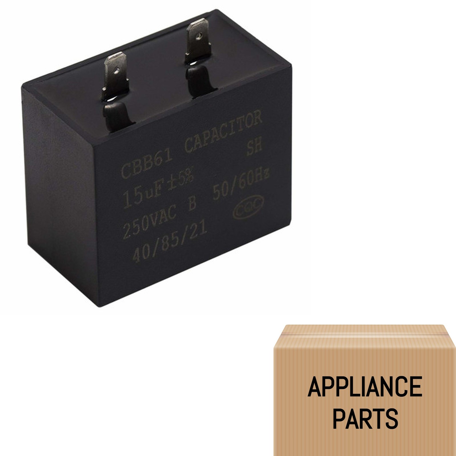 3585134-B For Gibson Refrigerator Run Capacitor Black Part # Model NR1221 gallery