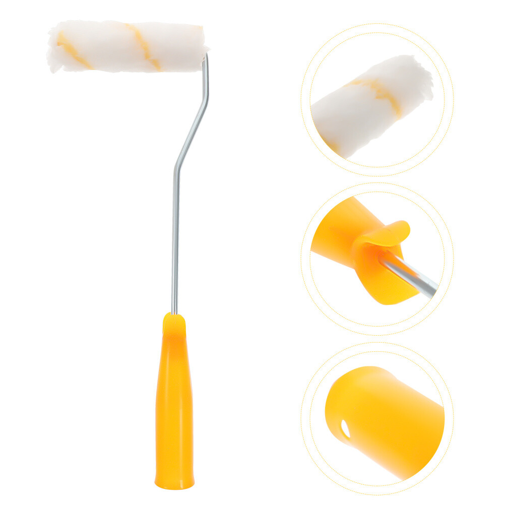 4 Inch Medium Pile Roller Sleeves Paint Roller Brush Set Paint Roller Cover Set gallery