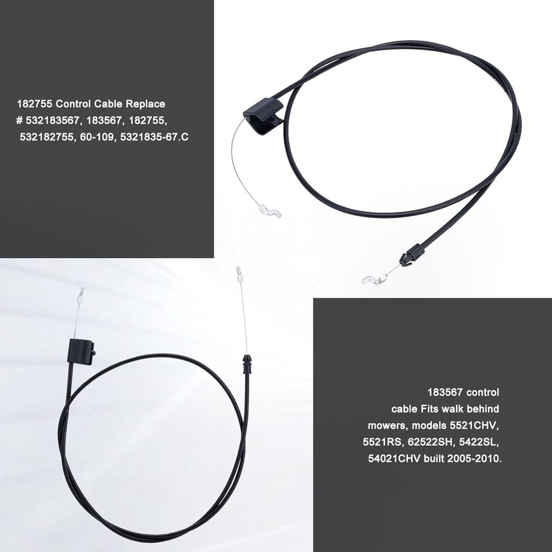 183567 532183567 Replacement Engine Zone Control Cable for Craftsman Lawn Mower gallery