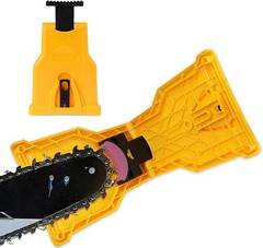 Portable Teeth Chainsaw Sharpener, Proprietary Bar-Mount Chain Saw Fast Sharpeni