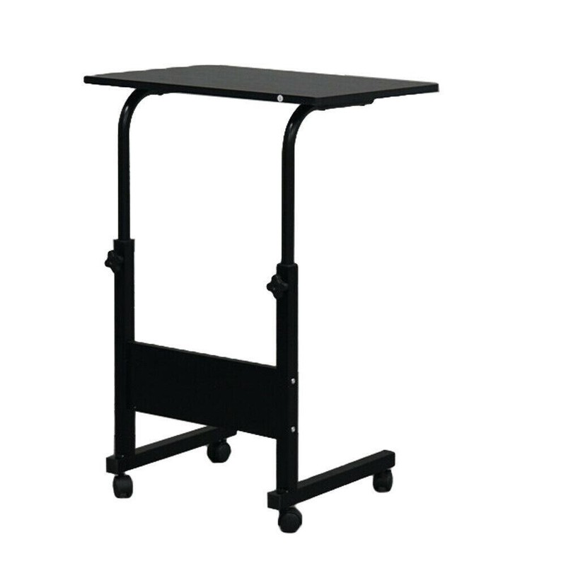 Rolling Small Spaces Computer Desk Corner Laptop Work Desk Office Laptop Table gallery