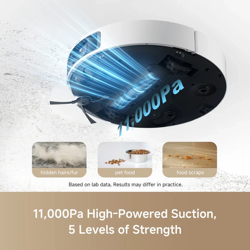 DREAME L40 Ultra Robot Vacuum Self Emptying, 11,000Pa Mop Combo Auto Cleaning gallery
