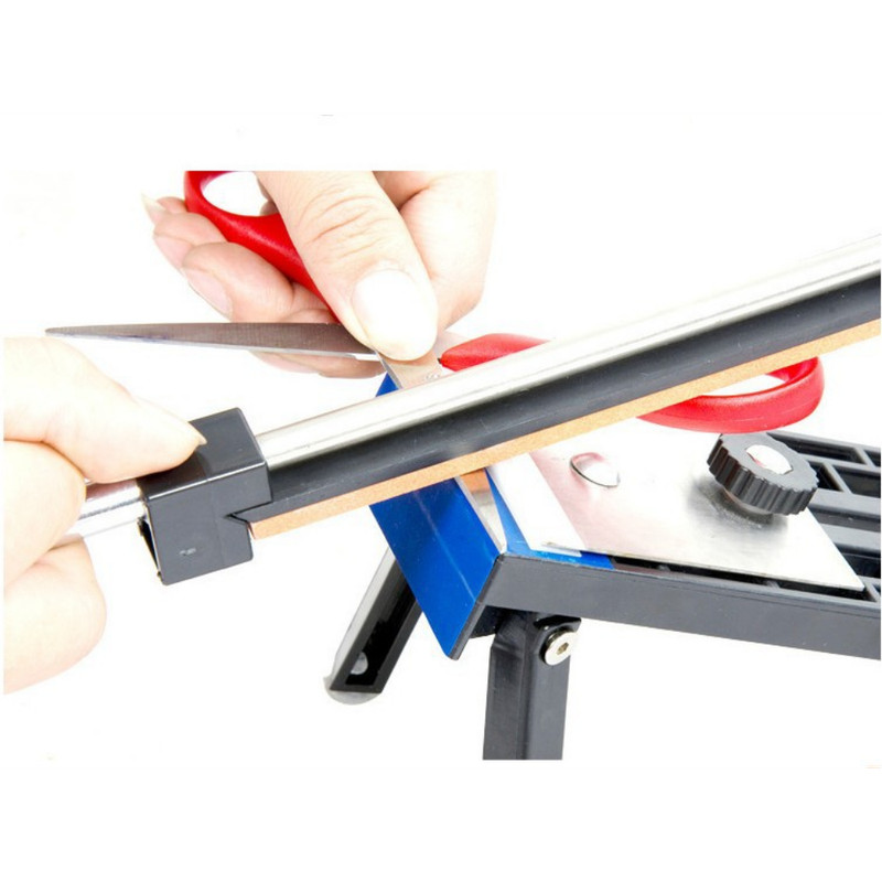 Fixed Angle Knife Sharpener System - 4 Stone Kit - Pro Sharpening Guide gallery