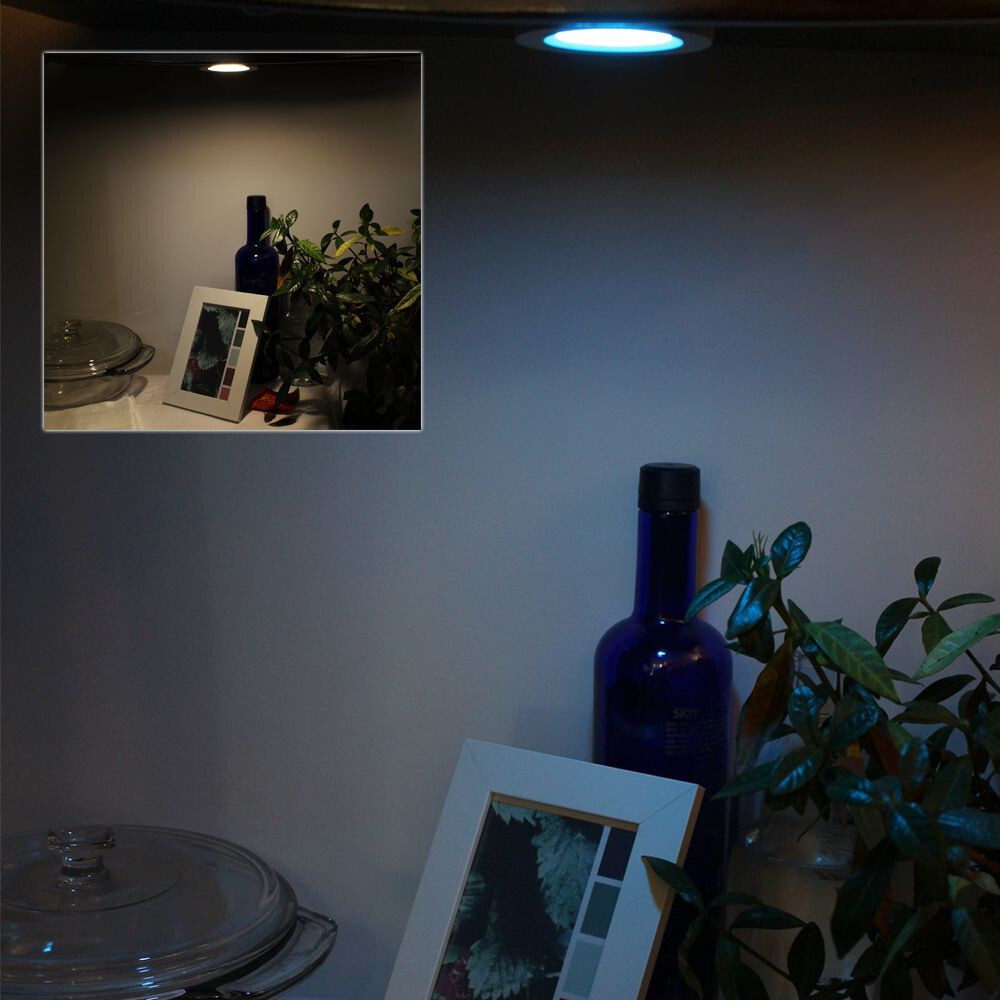 LED Under Cabinet Lighting Kit, 2W LED Puck Lights, 4Pcs gallery
