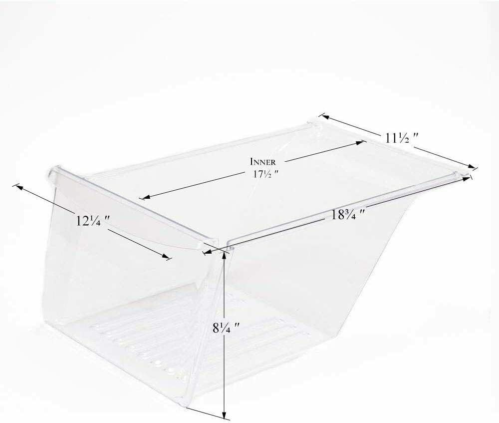 Crisper Pan ( Bottom ) Compatible with Frigidaire Kenmore Refrigerator 240343803 gallery