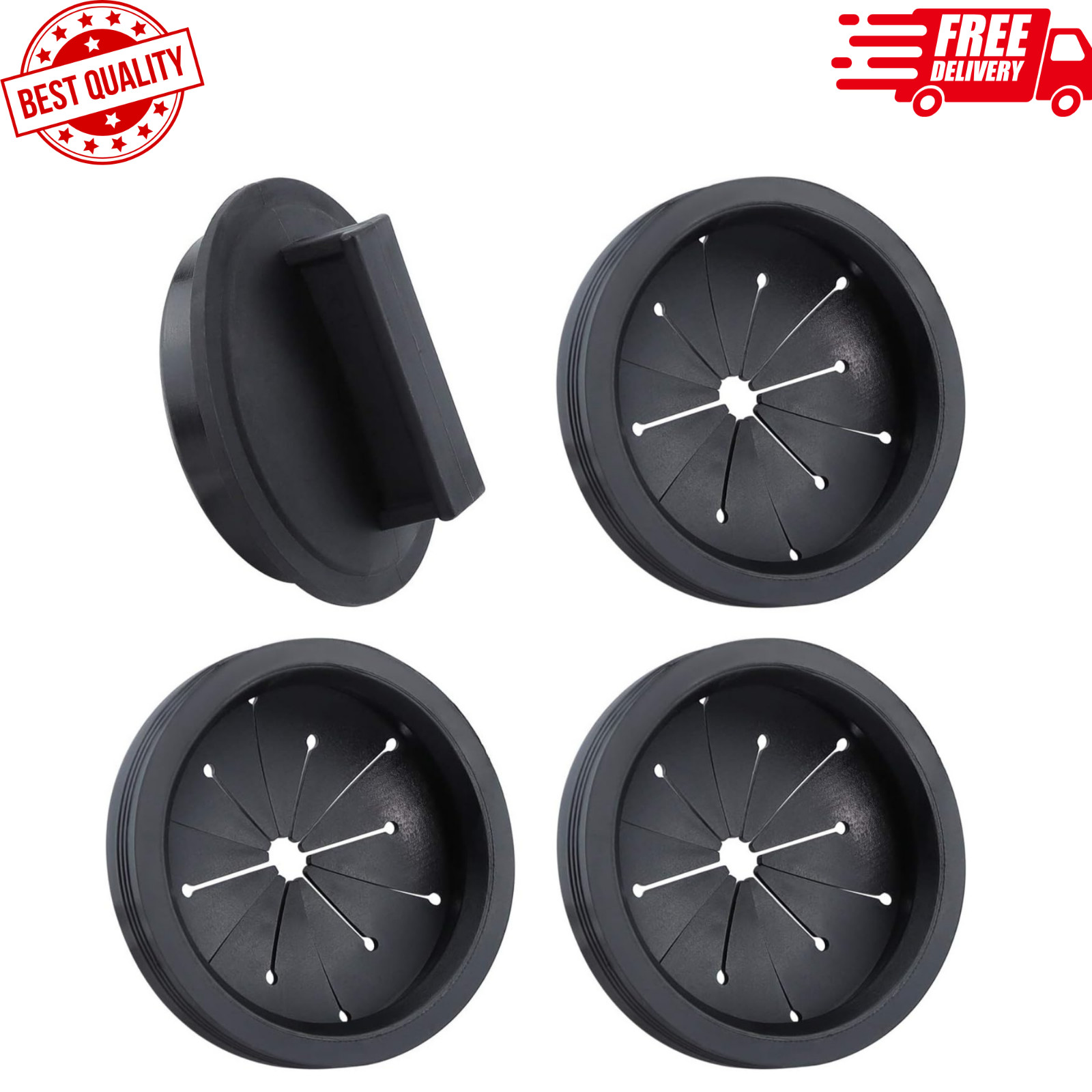 Garbage Disposal Splash Guards Kitchen Sink Stopper 3Pack Whirlaway Waste King gallery