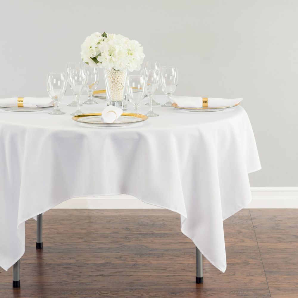 LinenTablecloth 70 in. Square Polyester Tablecloths, 33 Colors! Wedding & Event gallery