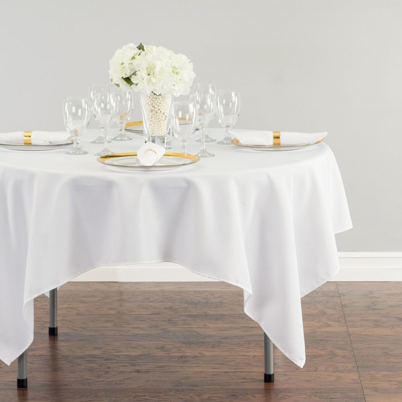 LinenTablecloth 70 in. Square Polyester Tablecloths, 33 Colors! Wedding & Event gallery