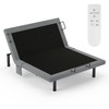 Verinch Adjustable Bed Frame Base With 4 Massage Backlit Remote Twin XL King gallery