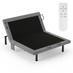 Verinch Adjustable Bed Frame Base With 4 Massage Backlit Remote Twin XL King
