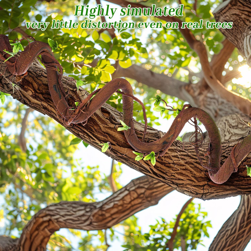 71in Bendable Artificial Vines with Green Leaves, Fake Thick Vine Stems and Tree gallery