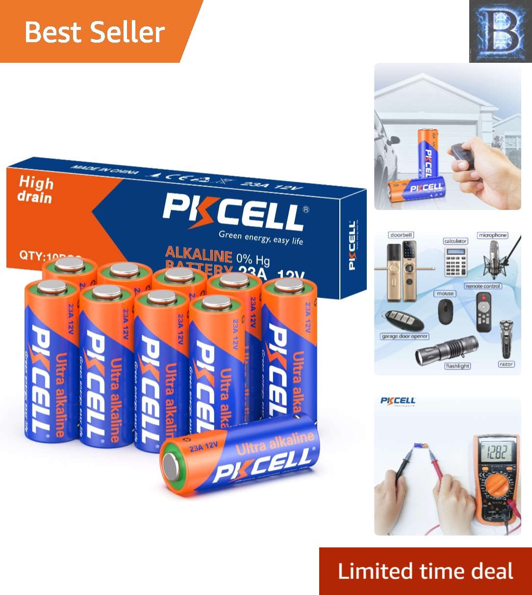 EnergyCircle Technology 12V Battery 10-Pack – Quality-Assured Performance gallery
