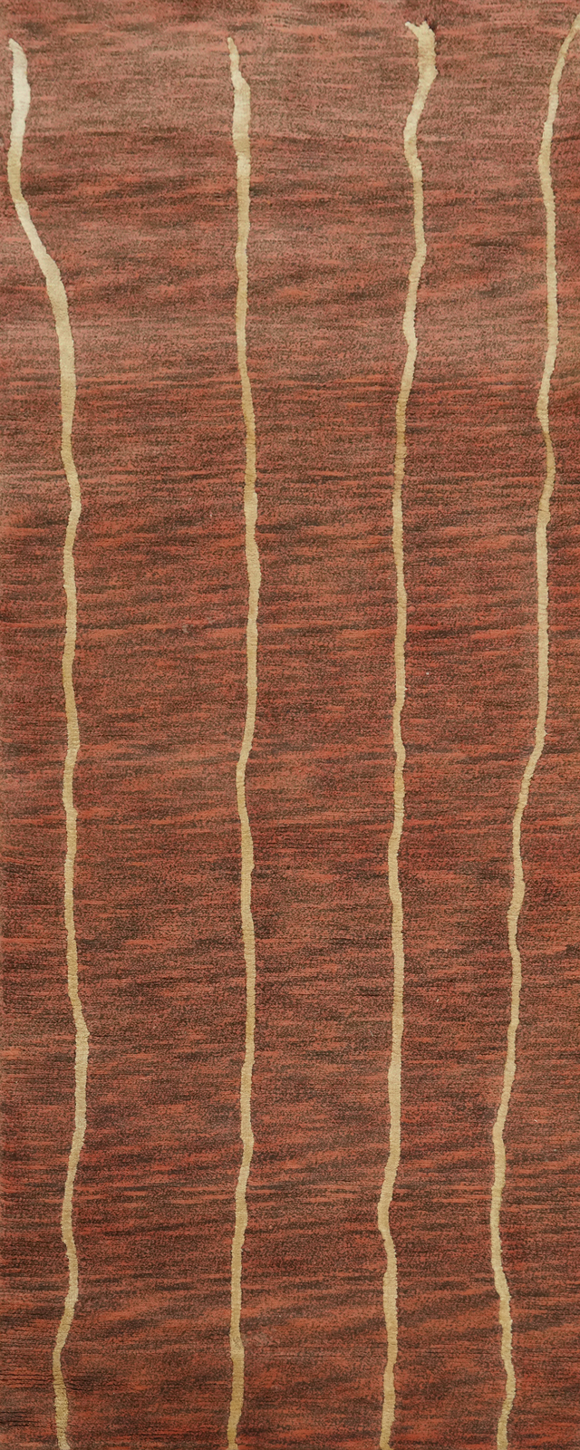 Vibrant Modern Design 8' Runner Rug Hand-Made Wool Soft Pile 3x8 ft gallery