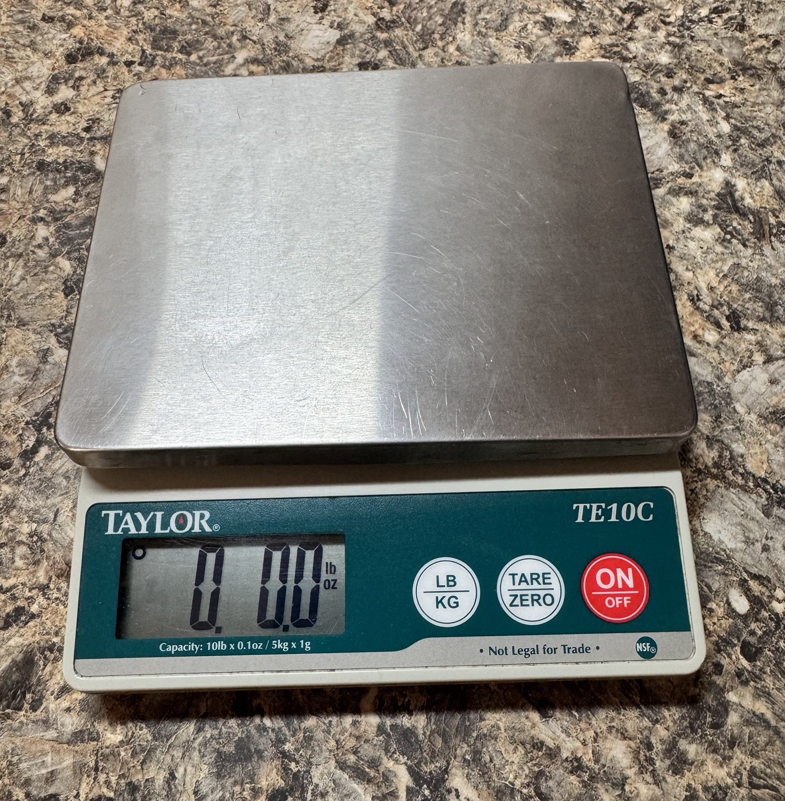 Taylor Scale TE10C Capacity 10lbs Pounds 5kg Digital Tested Works gallery