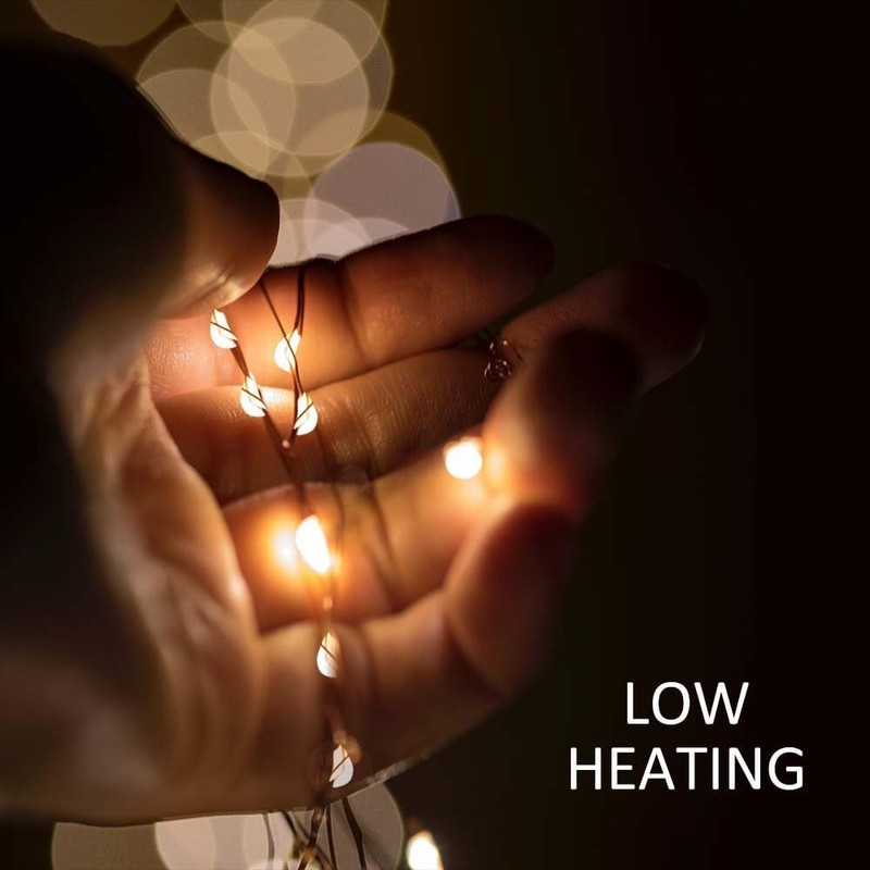 3 Pack Rechargeable String Fairy Lights 10ft 30 LED 4 Modes Copper Wire Chris gallery
