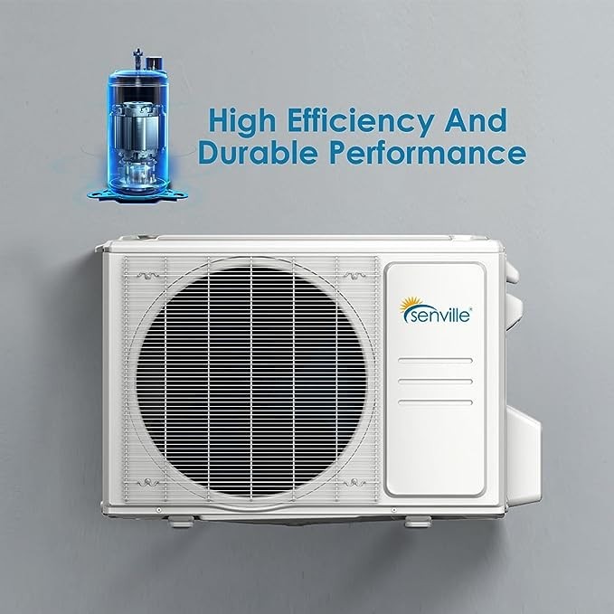12000 BTU Mini Split Air Conditioner with Heat Pump Remote 208/230V gallery