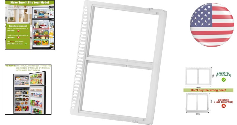 Frigidaire Crisper Drawer Cover Frame - Replacement Part for Optimal Freshness gallery