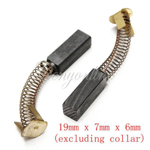 1-Set Replacement Motor Carbon Brush 6mm x 7mm x 19mm (15/64" x 17/64" x 3/4") gallery