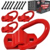 4Pack Trailer Tie Down Bolt-On D Rings,12,000 lbs Break Strength,1/2" Heavy Duty gallery