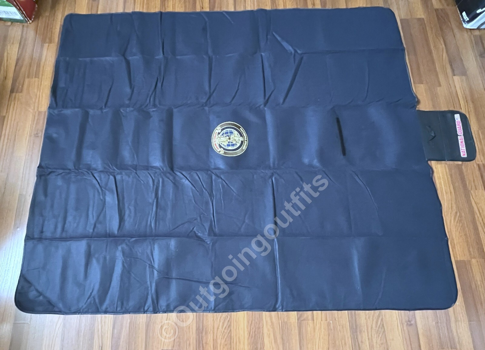National Guard Navy Fleece Picnic Blanket Foldable Travel Car Throw 6' x 5' feet gallery