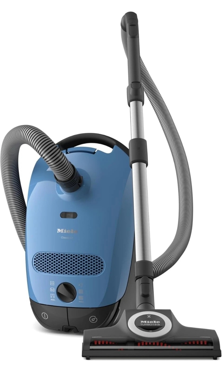 Miele Classic C1 TurboTeam PowerLine Canister Vacuum Cleaner Mystique Blue SBAN0 gallery
