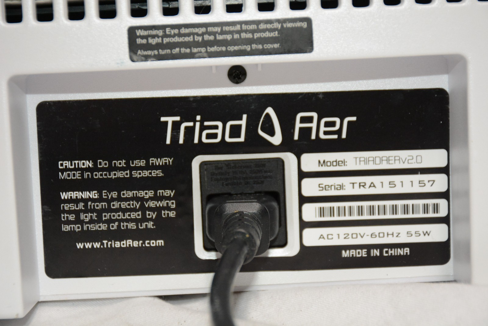 TRIAD AER V2.0 Air Purification System Purifier Cleaner NEEDS PCO CELL gallery
