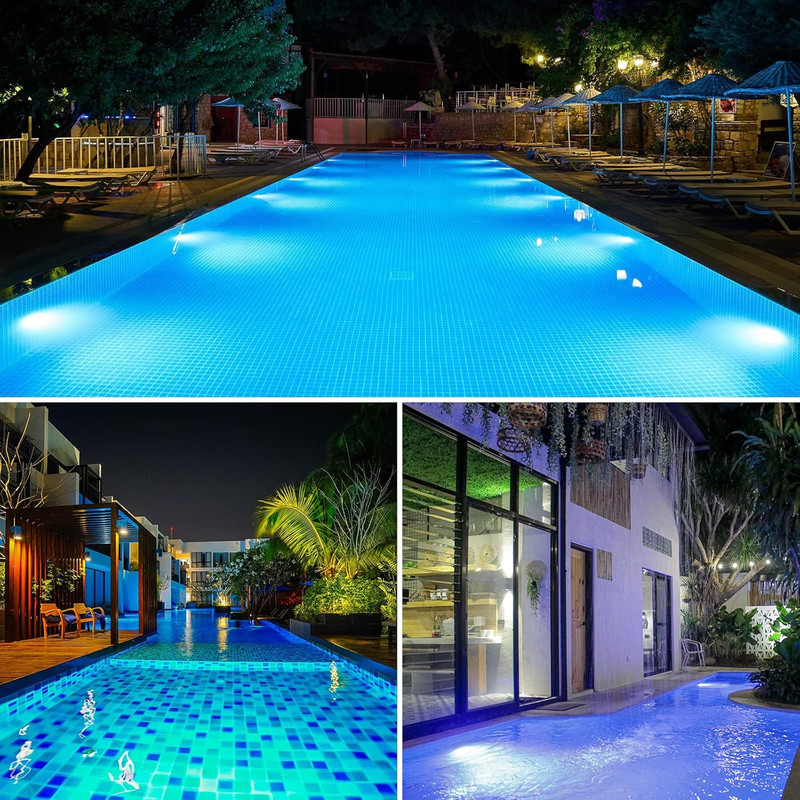 LED Pool Light Bulb,E26 Base 120V Daylight White 6000K Pool Lights, 45W LED S... gallery