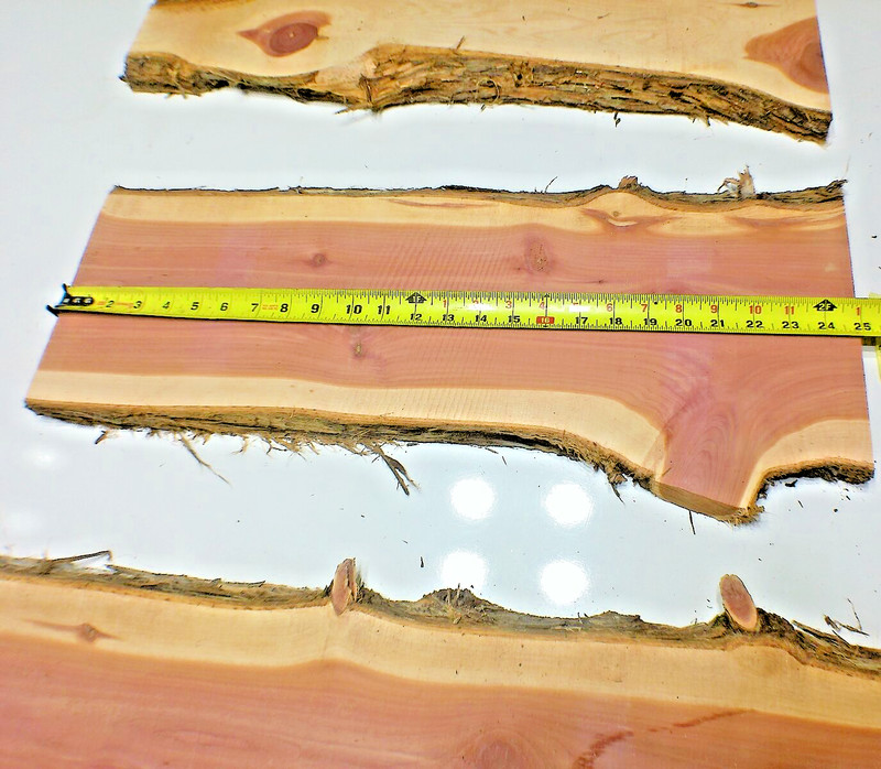 AROMATIC RED CEDAR VALUE BUNDLE Live Edge Slabs Milled Kiln Dry SHIPs FREE! gallery