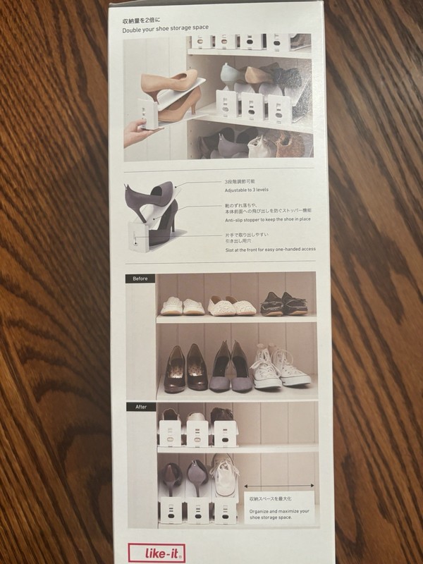 Shoe Space Saver Storage Set 6 Like It New In Box Storage gallery