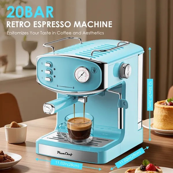 20 Bar Espresso Machine, Cappuccino coffee Machine With Automatic Milk Frother gallery