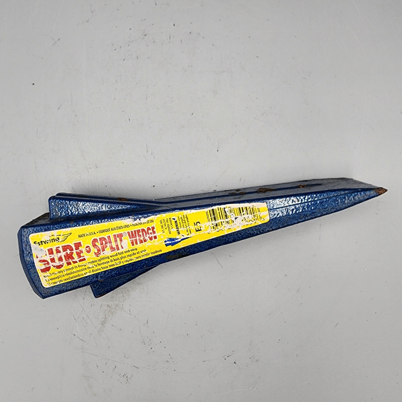 Estwing E-5 Sure Split Wedge 1-7/8-Inch Cutting Edge, 9-Inch Blue Wood Cutting gallery