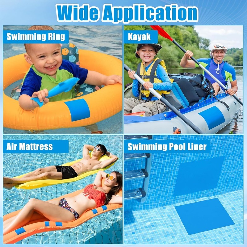 Extra Large Pool Liner Repair Patch 4x3Ft Self-Adhesive Vinyl Pool Patch Repa... gallery