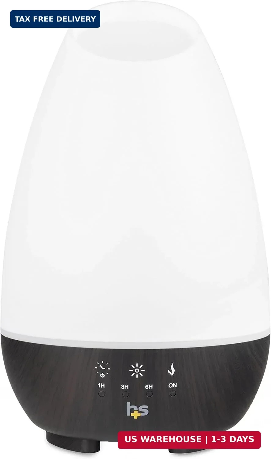 HealthSmart 500ML Essential Oil Diffuser for Large Rooms, Cool Mist Humidifier a gallery