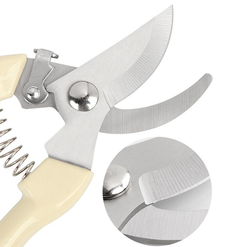 2 Pack Garden Pruning Shears Set Bypass Pruner Straight Blade Scissors USA gallery