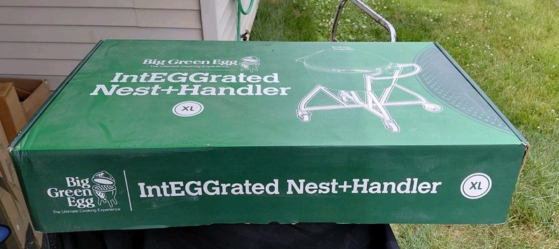 Big Green Egg IntEGGrated Nest + Handler XL with wheels 121158 gallery