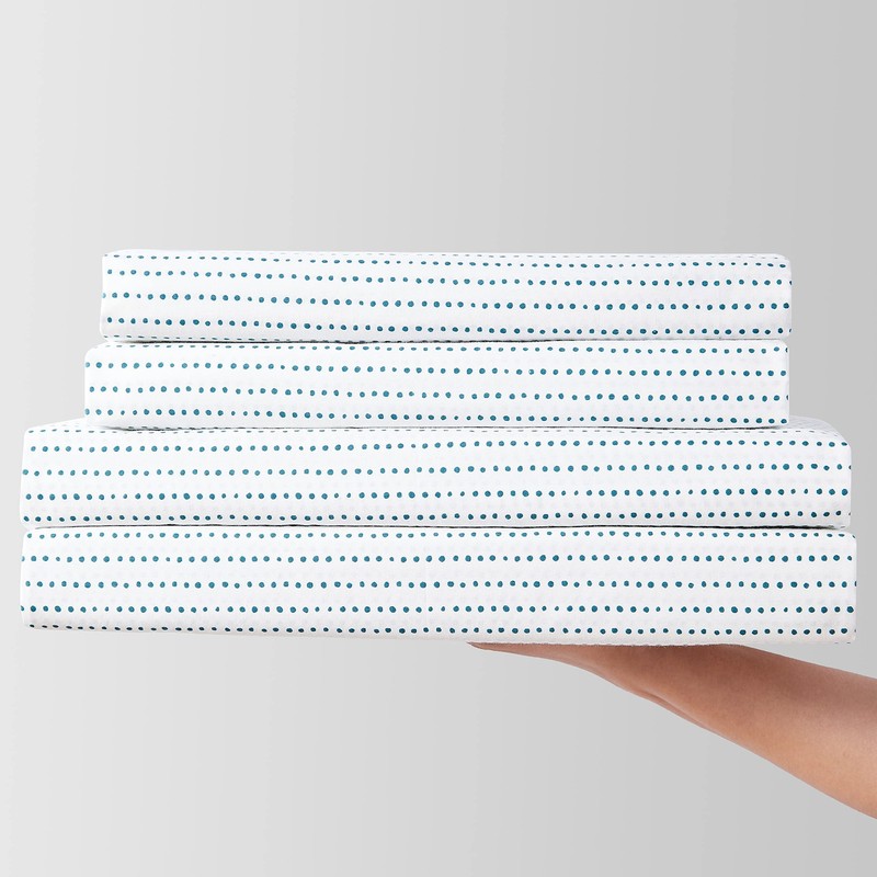 - Queen Sheets, Cotton Percale Bedding, Crisp & Cooling Home Decor (Radius, Q... gallery