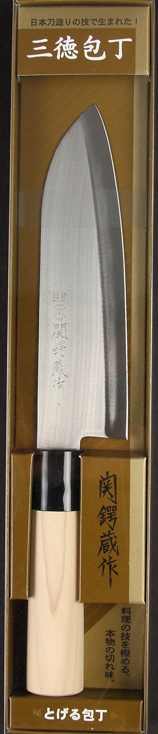 Japanese Kitchen Cooking Chef Sushi Santoku Knife S-1545 gallery