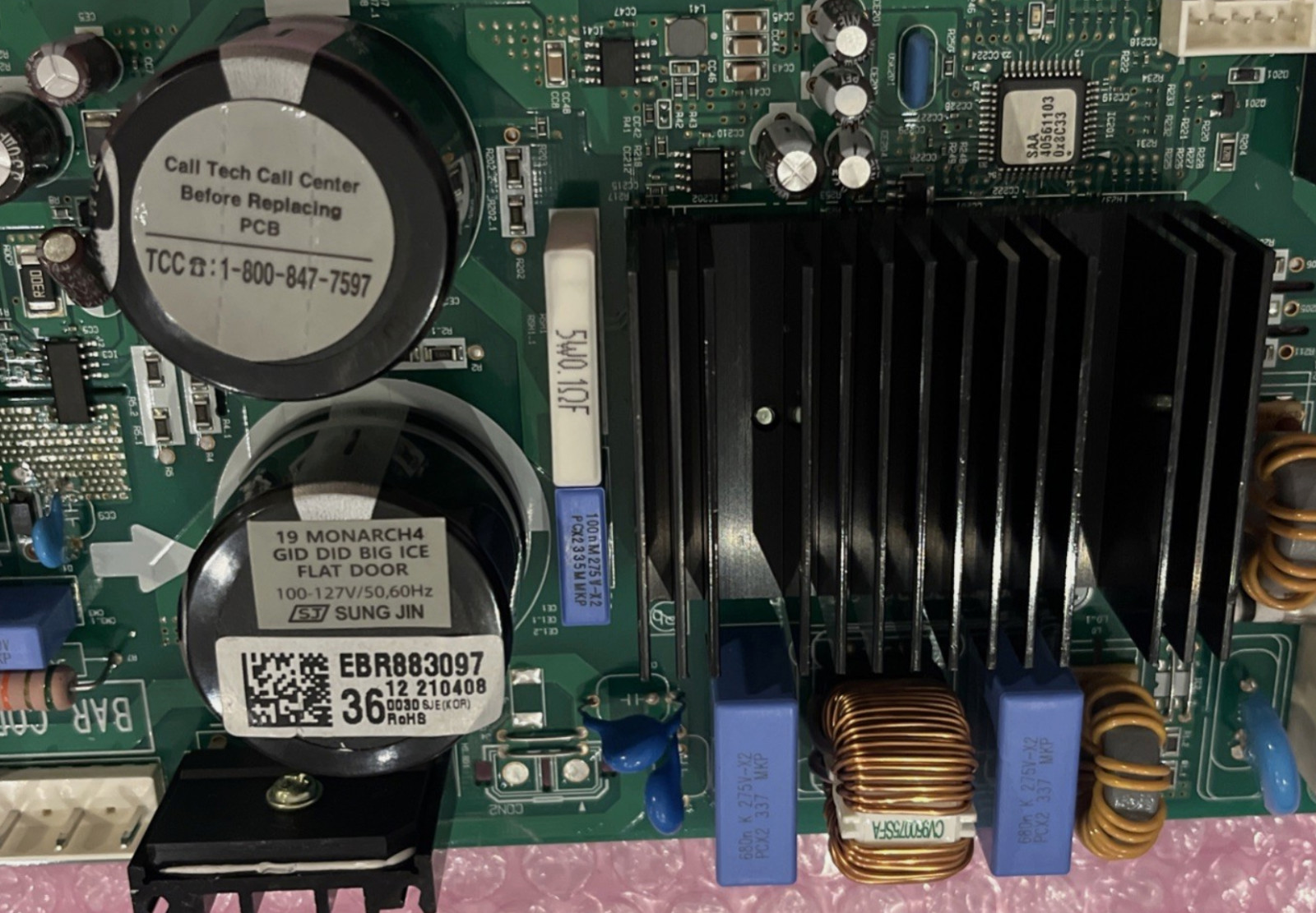 New LG Refrigerator Power Control Board EBR88309736 FREE 2Days Fedex Del gallery