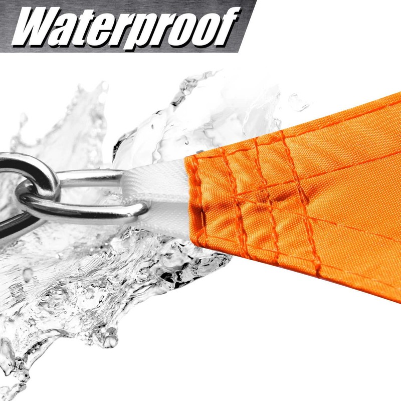 ColourTree Orange Rectangle Waterproof Sun Shade Sail Canopy Fabric Outdoor gallery