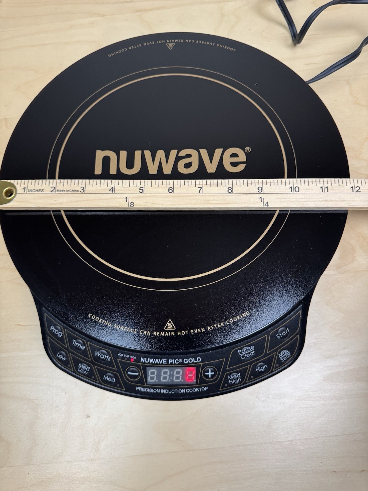 Nuwave Precision Induction Cooktop Gold Portable 1,500 Watts Model 30211 Tested gallery