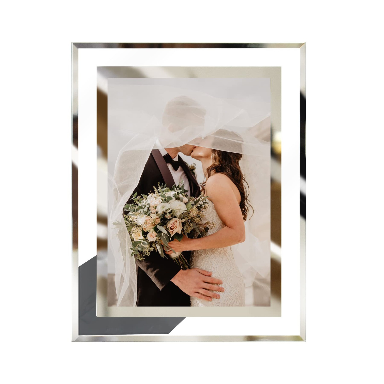 Multicolor 8x10 Picture Frame Glass Photo Frame for Home Decor Display gallery