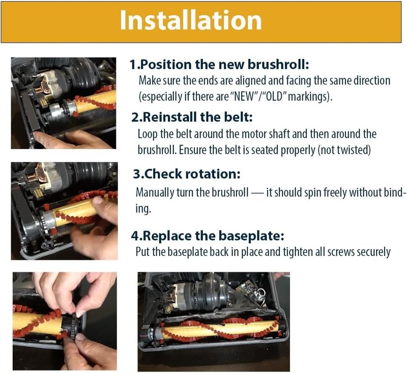 Fits For Oreck Elevate Vacuum UK30200, UK30200PC, UK30300, Brushroll W/ 1 Belt gallery