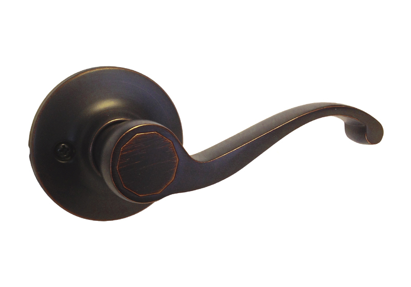 Oil Rubbed Bronze Door Handle Lock Lever knobs Privacy Passage Entry keyed Locks gallery