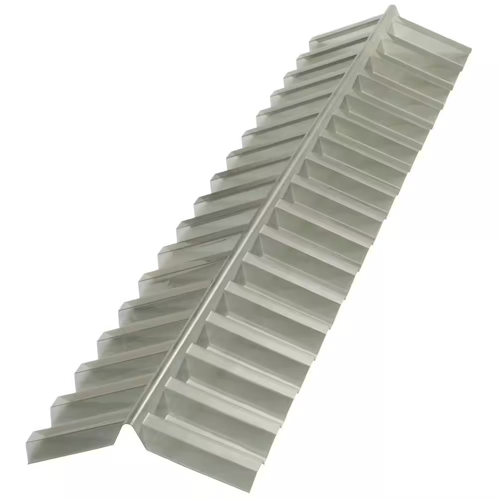 Suntuf Ridge Cap 4ft Polycarbonate Roof Flashing Solar Gray Leak Proof Durable gallery