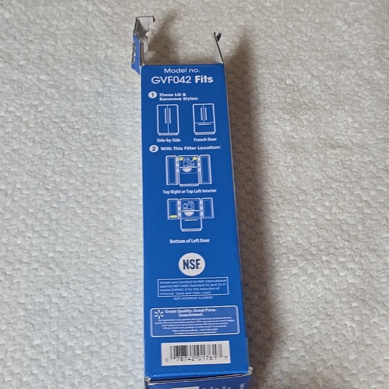 Refrigerator Replacmt. Water Filter For LG LT800P, Kenmore 46-9490, Open Box gallery