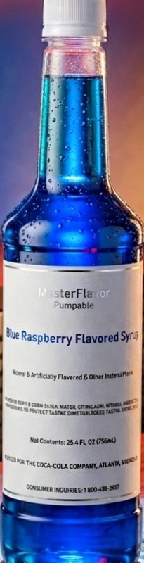 Master Flavor Pumpable ~ Blue Raspberry Flavored Syrup ~ 25.4 Fl Oz ~ Brand New gallery