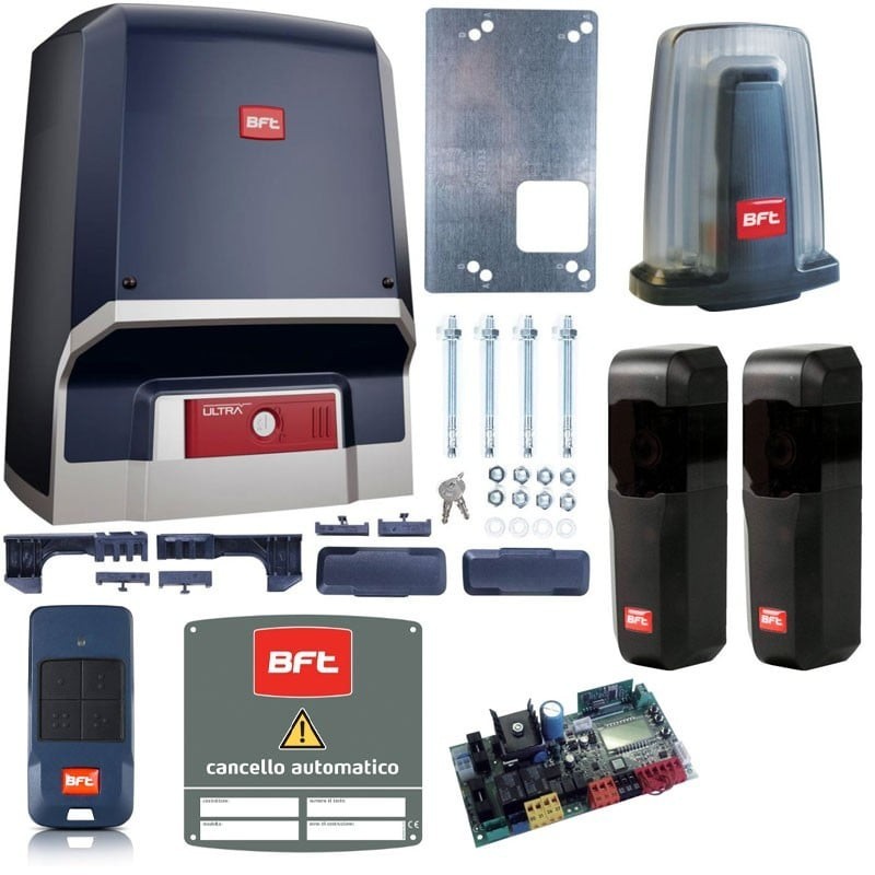BFT Ares Ultra BT Sliding Gate Opener Kit 24V 1000KG B1000 gallery