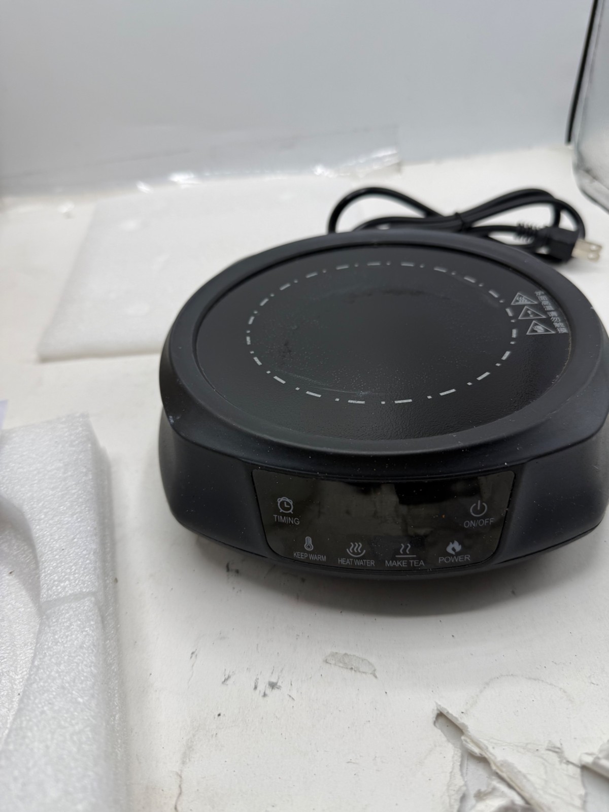 800W Electric Mini Stove, Ceramic Tea Stove with 8 Power Levels and Flexible gallery