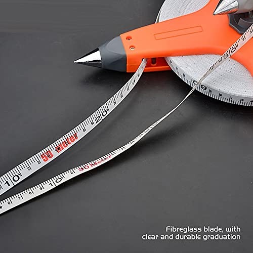 Measuring Tape Reel - 100 Ft. / 30 Meter - Inches/Metric - Long Measuring Tap... gallery