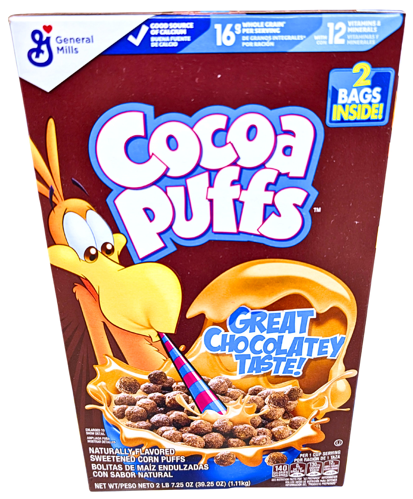 General Mills Cocoa Puffs Chocolate Cereal 39.25 Oz EXP 08/2026 gallery